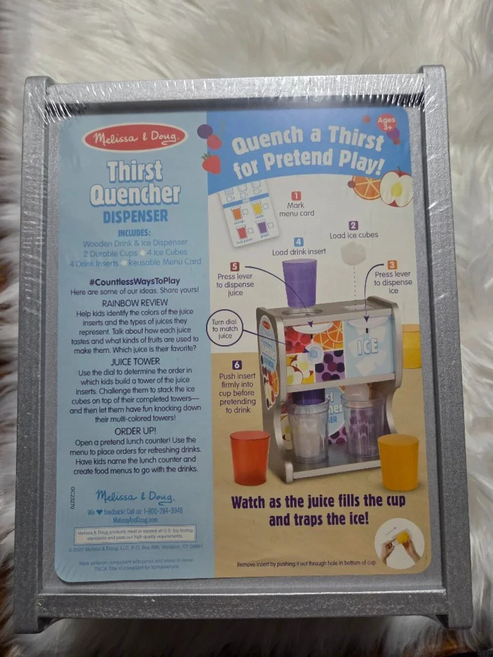 Melissa & Doug Thirst Quencher Dispenser Toy